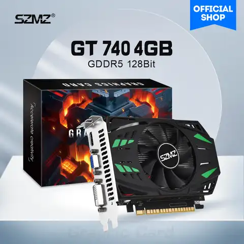 SZMZ новая видеокарта GeForce GT 740 4 Гб 2 Гб 1 Гб видеокарта GT740