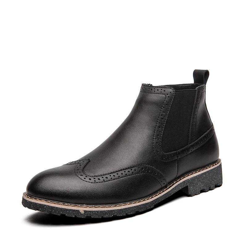 

Luxury Brand Men Chelsea Boots 2022 New Italy Desiginer Dress Boots Fashion British Style Men Casual shoes Bussiness Ankle Boots