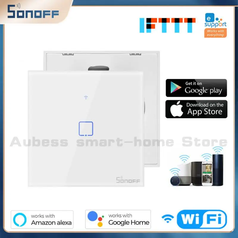 

SONOFF T01C-TX Smart Switch Wireless APP EWELink Remote Control Voice Control Wifi Automation Module Work With Alexa Google Home