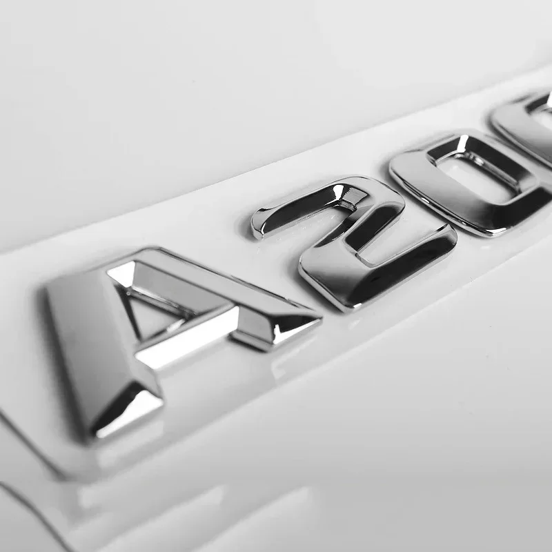 3D наклейка на эмблему багажника автомобиля из АБС-пластика для Mercedes Letters A B C E 180 200