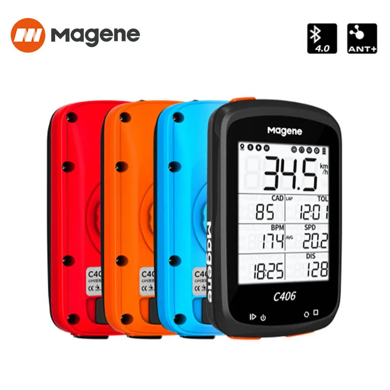 

Велосипедный компьютер Magene C406, беспроводной спидометр, одометр, ЖК-дисплей, водонепроницаемый, поддержка Bluetooth, Ant, датчик данных
