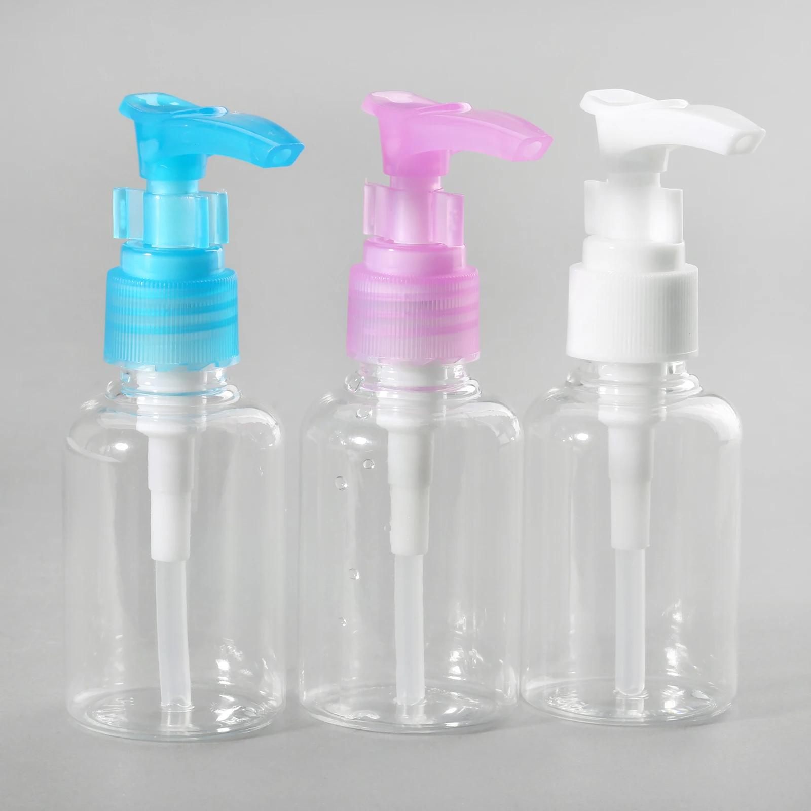 

50ml Empty Spray Bottles Refillable Plastic Pump Spray Bottles Travel Serum Soap Shampoo Perfume Atomiser Cosmetic Container