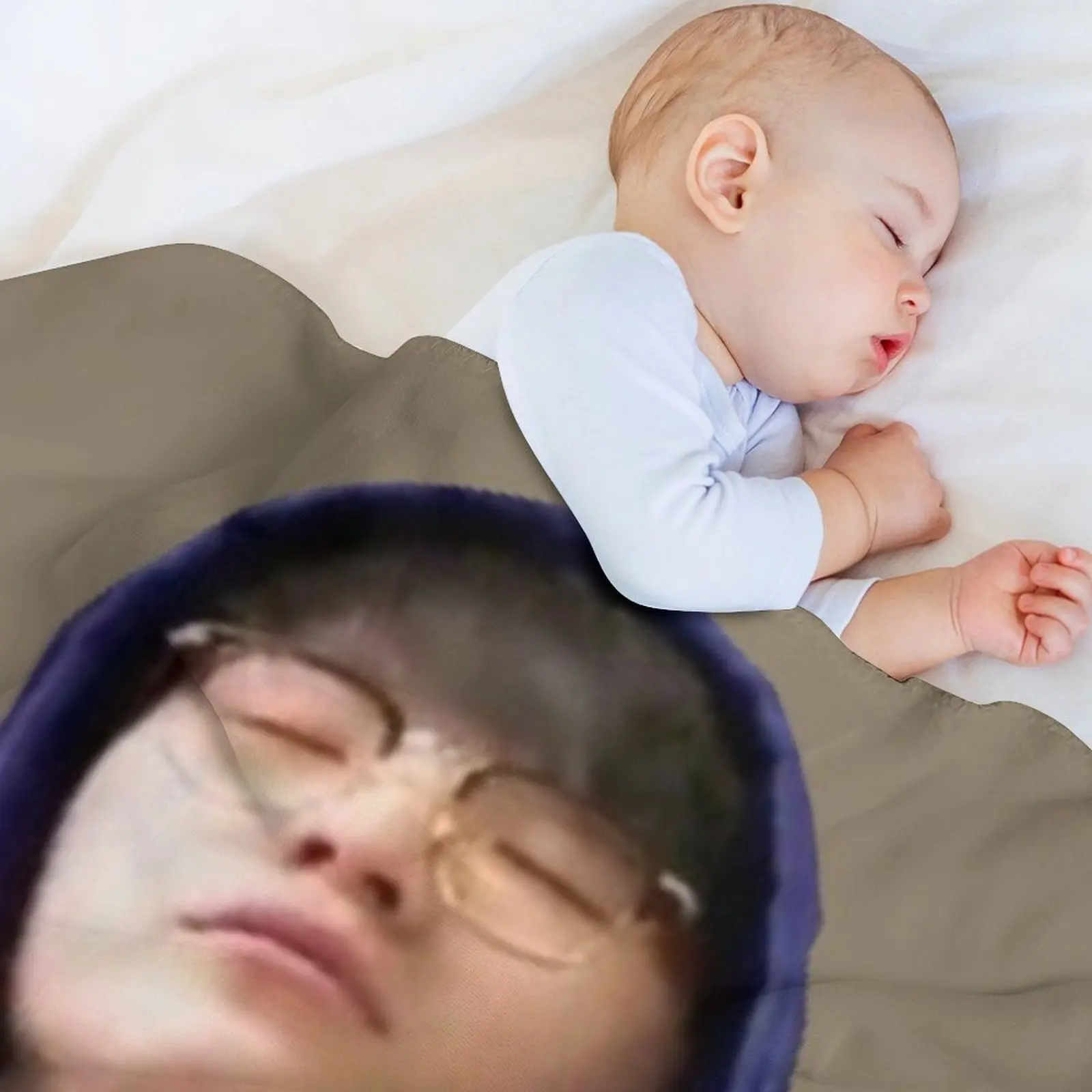 Фото Декоративный мягкий плед Woozi Relaxed Meme для дивана и кушетки №3