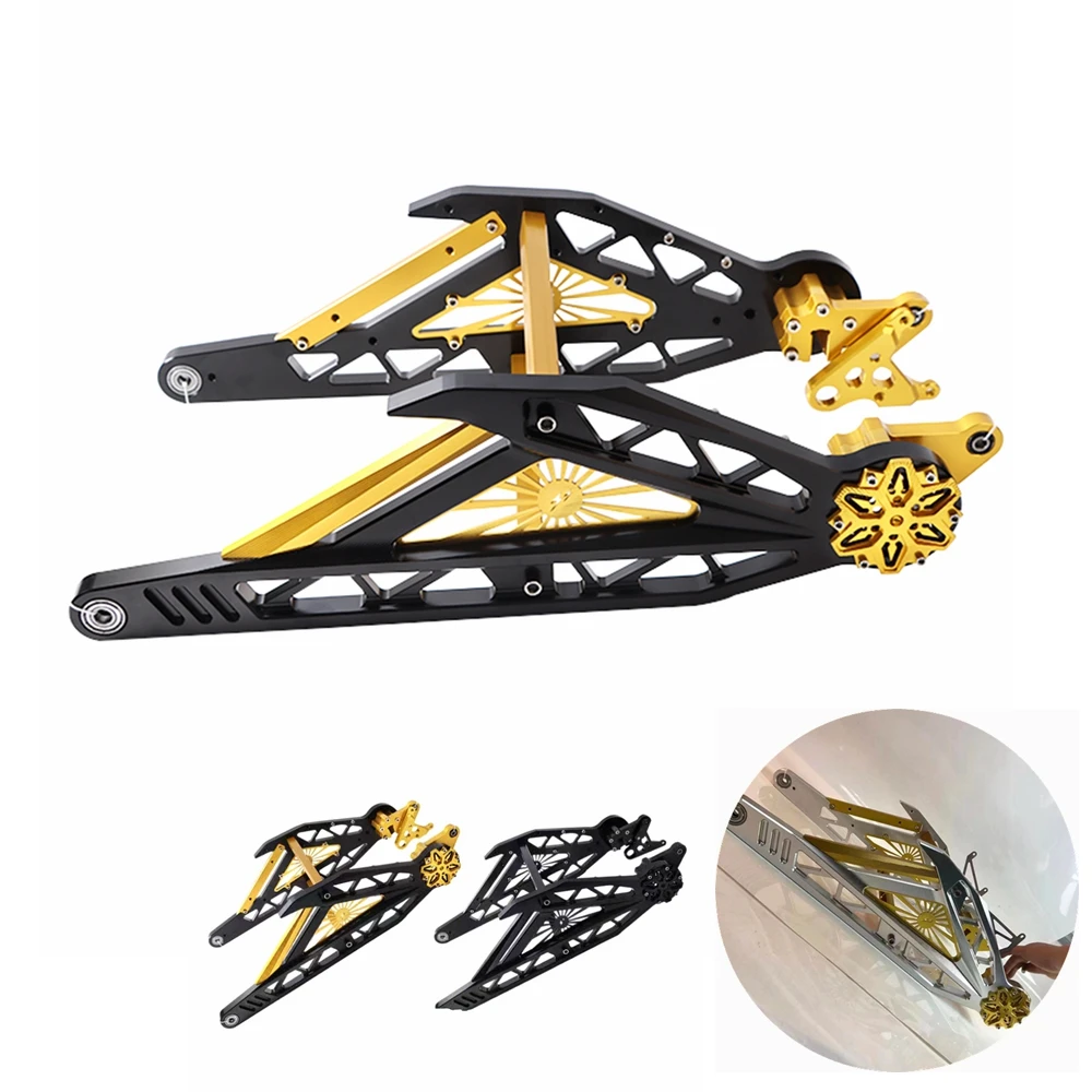 

Новинка утолщенная ЧПУ качели из алюминиевого сплава Лотос для мотоцикла задняя плоская вилка для Yamaha BWS Cygnus-X модификация скутера 3/4 поколе...