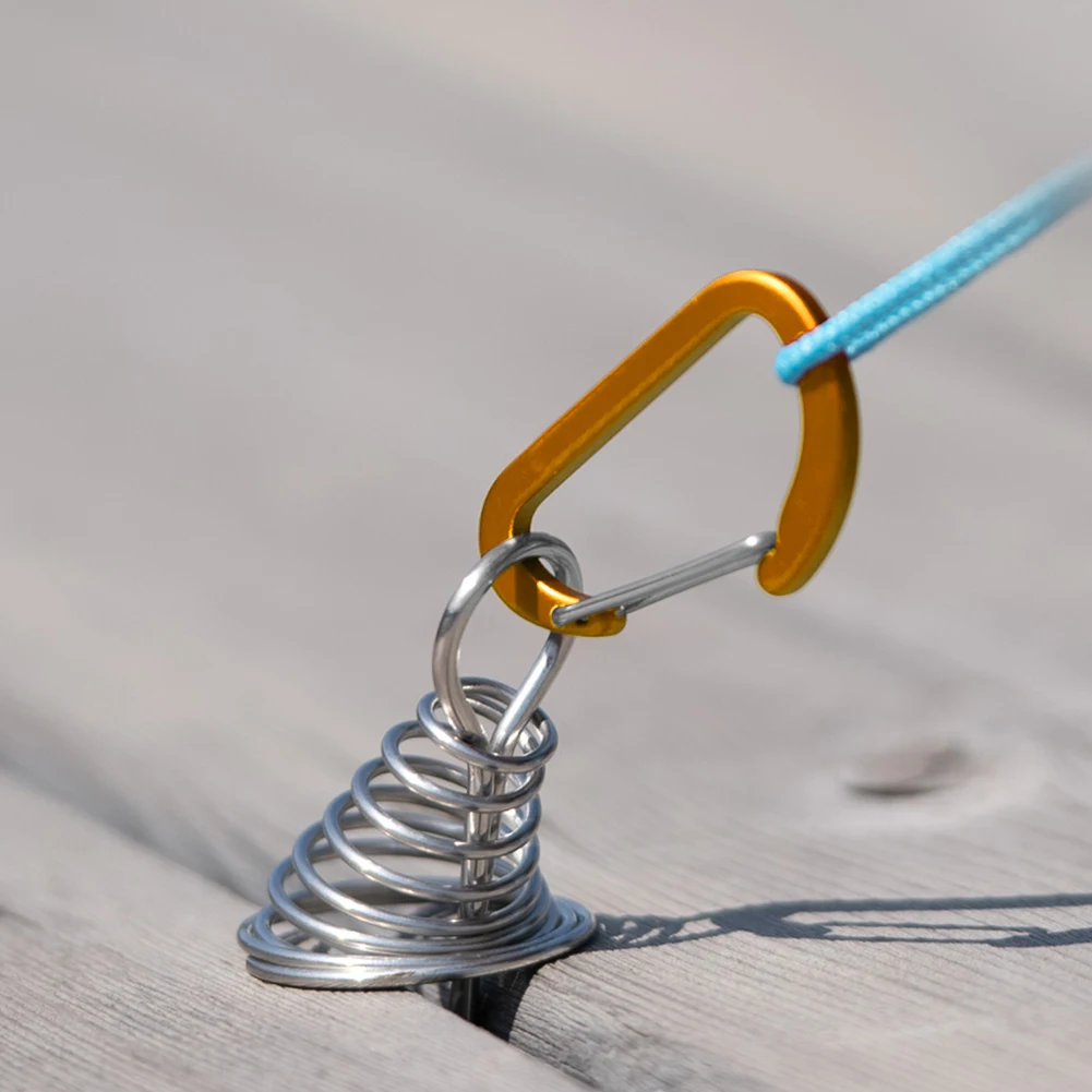 

10 шт., пружинный крючок-пряжка из алюминиевого сплава