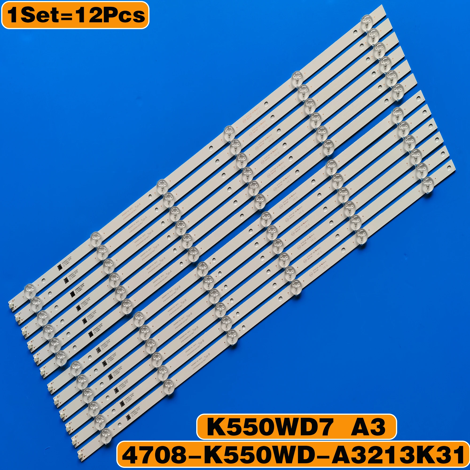 Светодиодная подсветка для F55B7000t s55uk100 55PUF6051/T3 55PFF5201/T3 K55WD7A3 55PFF5250/T3 55PUF6001/T3 4708-K550WD-A3213K31 55PUF6050