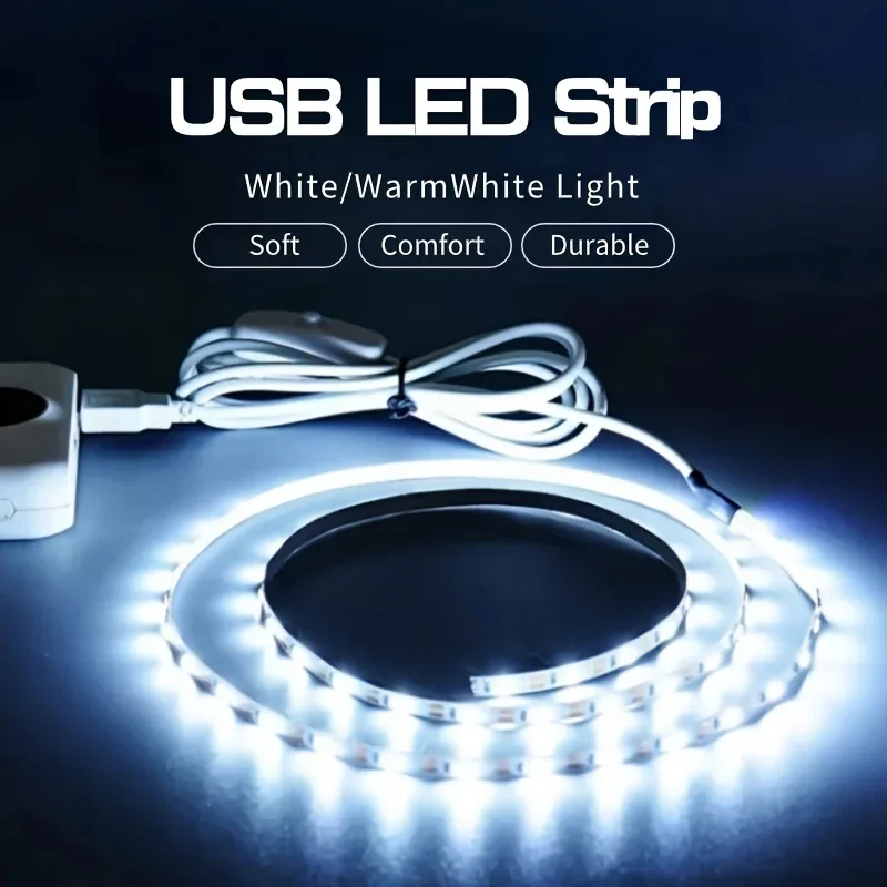 

Светодиодная лента USB 5В белая/теплый белый 1/2/3/4/5 м