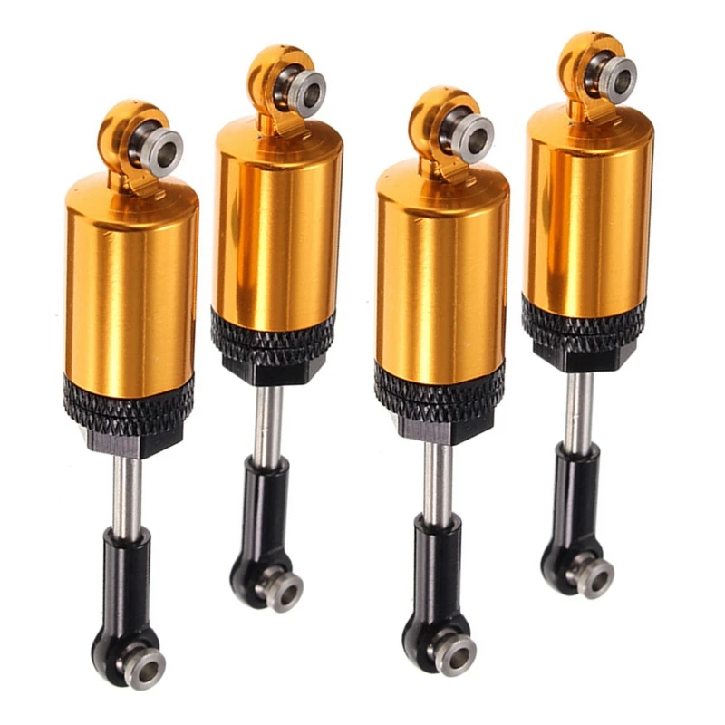 

2X For Wltoys Upgrade Metal Shock Absorbers A959-B A949 A959 A969 A979 1/18 RC Car Parts,Yellow