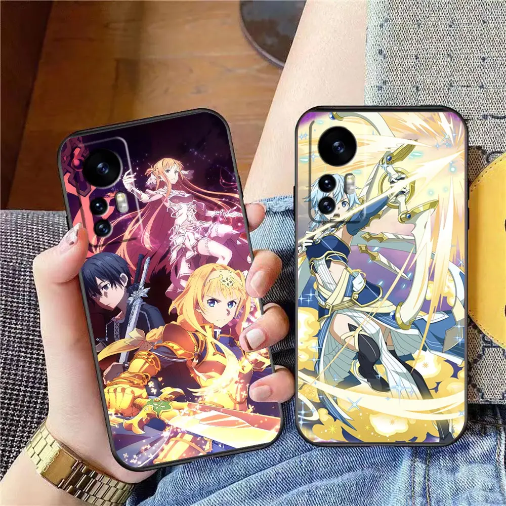 

Phone Case For Xiaomi Mi 13 12 12T 11 11T 10 9SE 9 CC9 8SE 8 6 6X 5 5S 5X Pro Tpro Lite Plus Fundas Capa Sword Art Online ARS