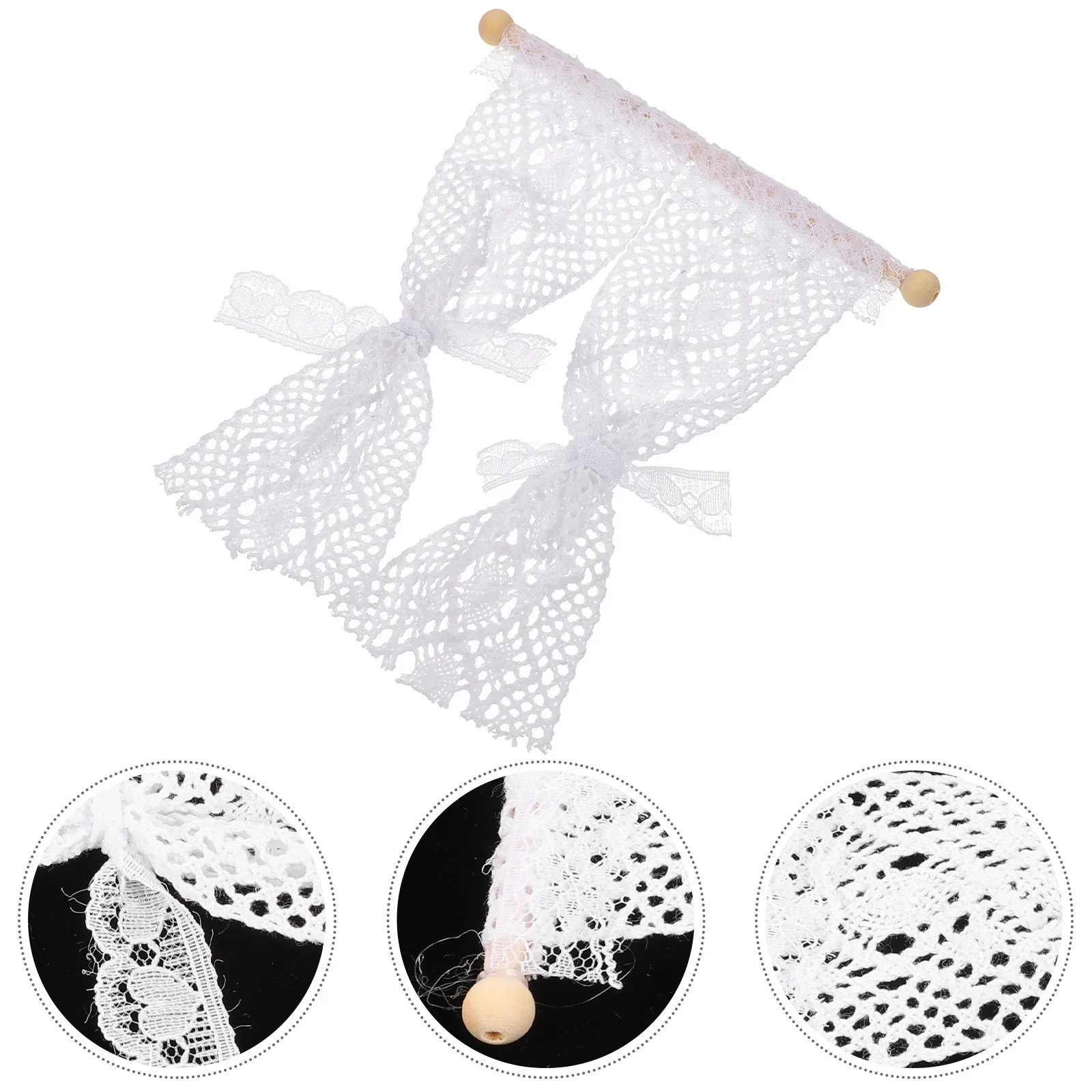 

Dollhouse Curtains Miniature Windows Miniatures Dolls Accessories Tiny Decoration