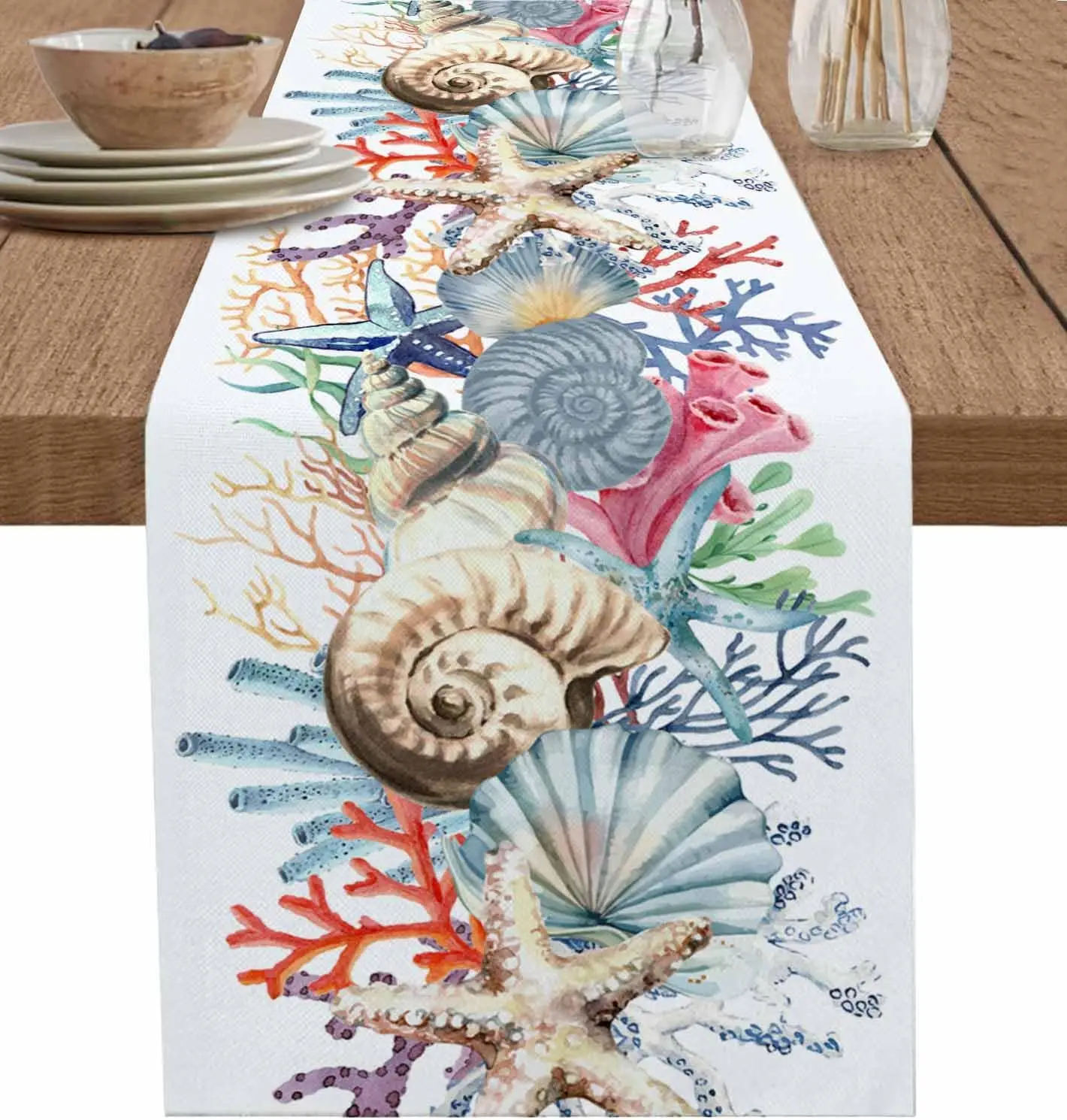 

Льняная скатерть-дорожка Summer Ocean 150x33 см