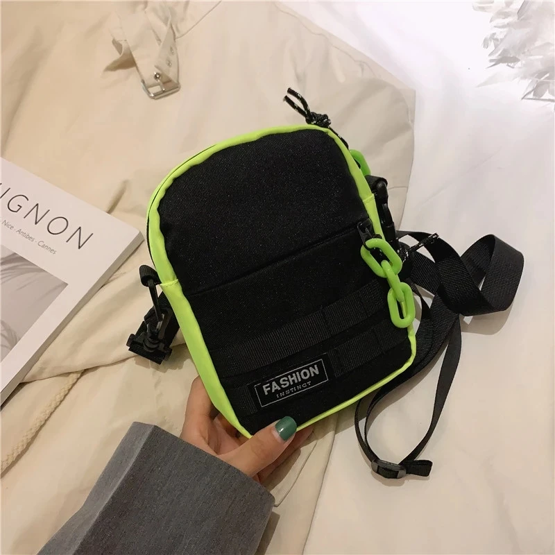 

Women Bag Shoulder Chest bag Printed Cute Wallet Multifunction Mobile Phone Canvas Small Coin Purse Crossbag outdoor bag 2022