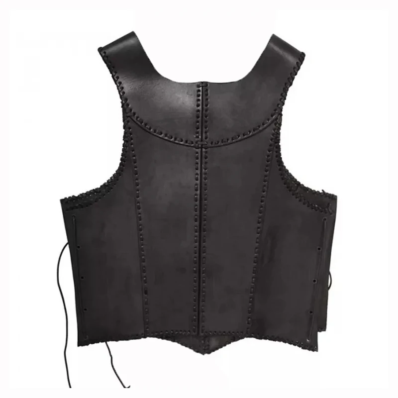 Средневековый пиратский кожаный жилет викингов доспехи римский воин настольное