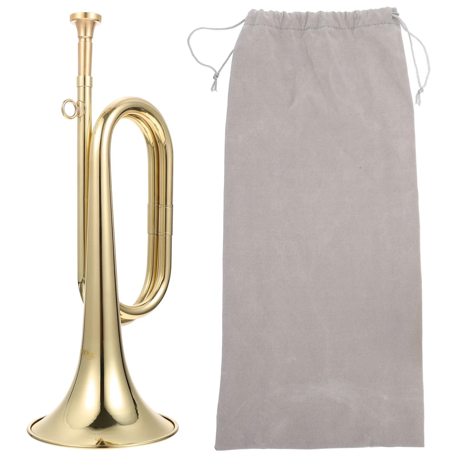 

Small Wind Instrument Brass Golden Trumpet Bugle Orchestra Simple Beginner