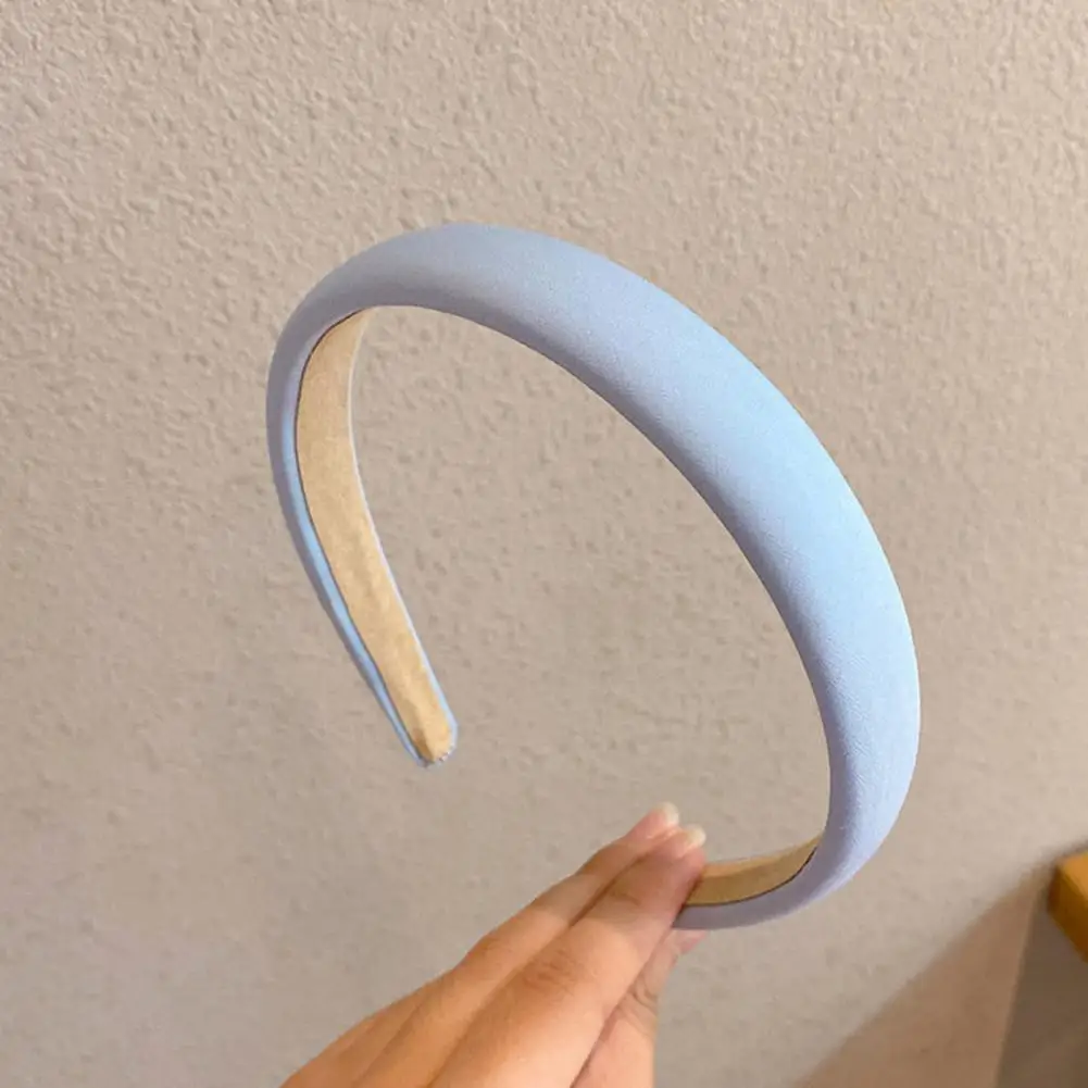 

Sponge Headband Solid Color Lady Headband Face Massage Sponge Headband