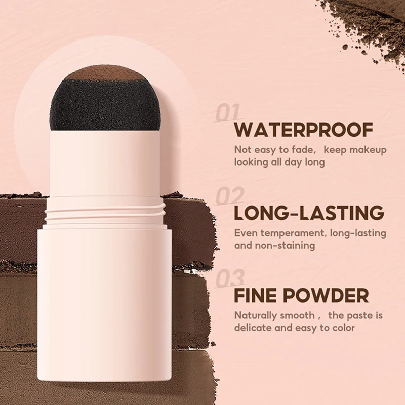 Натуральный вид макияж для бровей пудра волос набор окрашивания