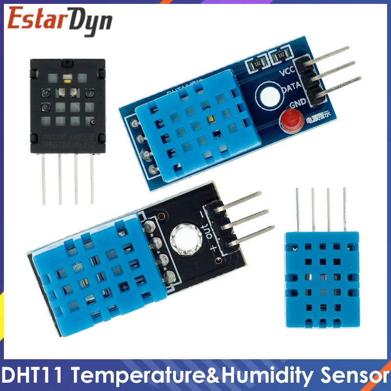 

Digital Temperature and Humidity Sensor DHT11 DHT22 AM2302 AM2301 AM2320 sensor and module For Arduino electronic DIY