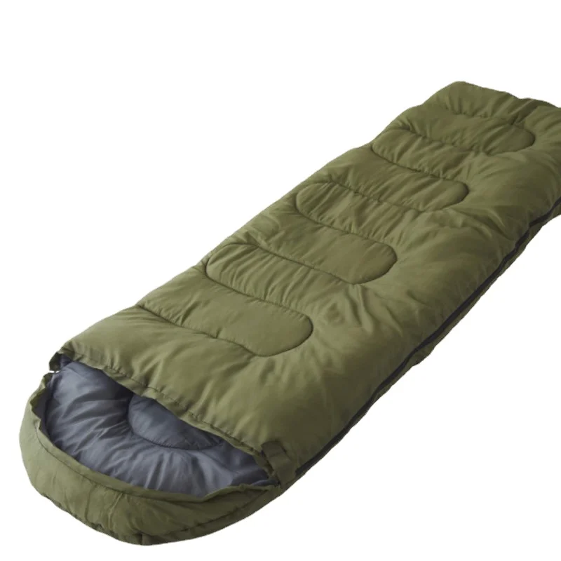 Outdoor Thickened Warm Sleeping Bag Climbing Camping Tent Adult Lunch Break Sleeping Bag Autumn and Winter Sleeping Bag