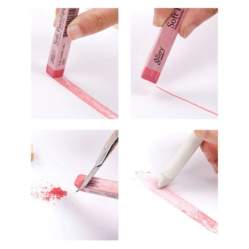 Tanie 6 Sztuk Mungyo Gallery Miękki Pastelowy Biały/skóra/czarny/różowy Kreda Kolorowa Pastele Dla Artysty Student Graffiti Akcesoria Do Malowania