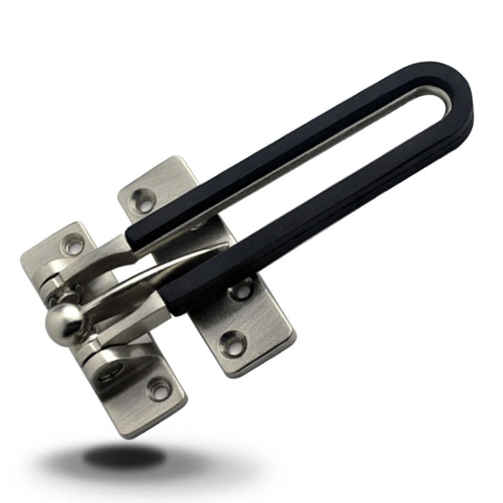 

66*133mm Door Security Chain Zinc Alloy Four-point Positioning Invisible Anti-theft Buckle Door Bolt For Wooden Door Room Window