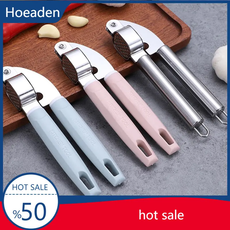 

Manual Garlic Press Crusher Grinder Multifunctional Vegetables Ginger Squeezer Masher Kitchen Tools