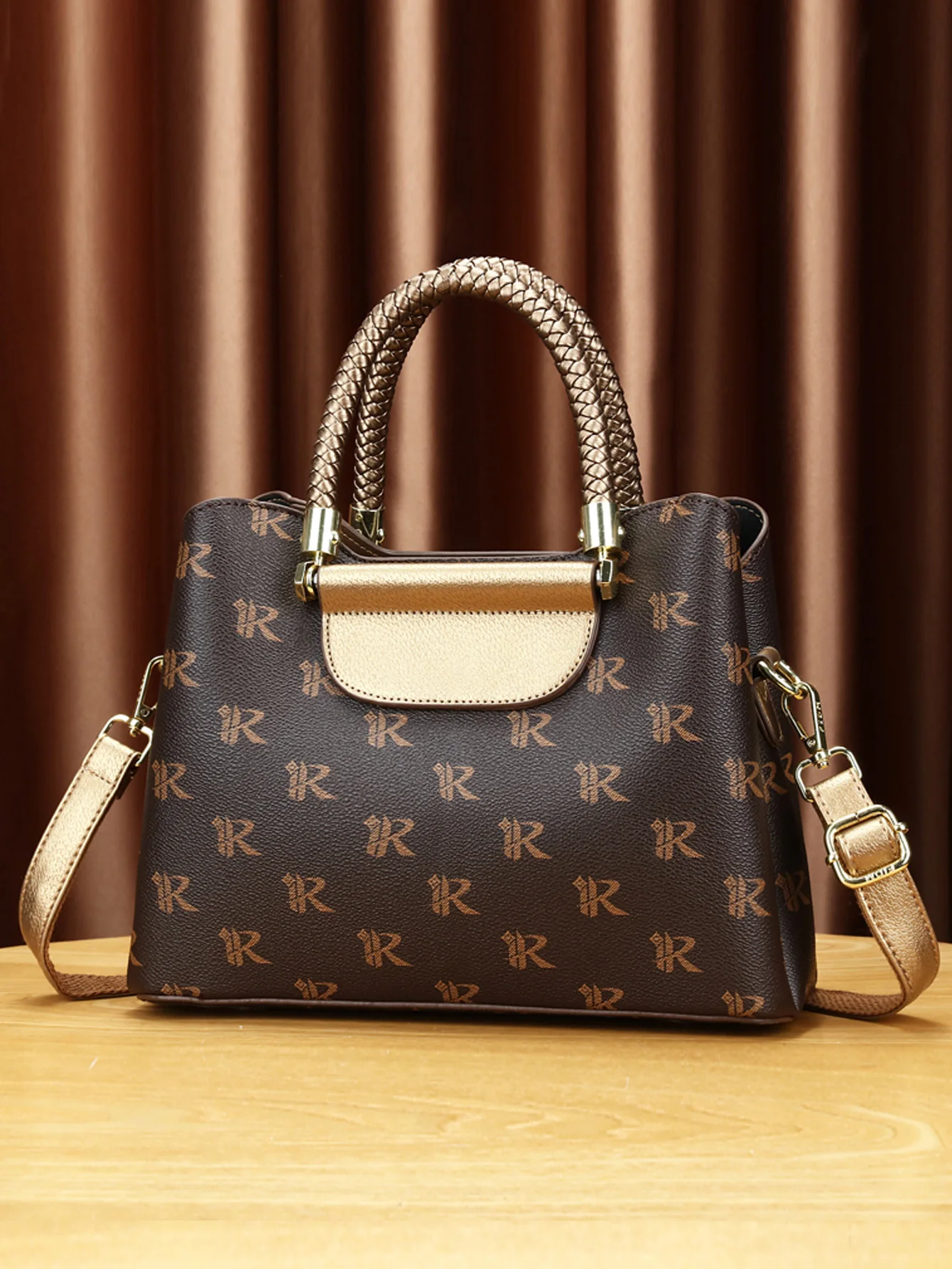 Элегантная Женская Сумка Через Плечо С Винтажным Принтом Для Путешествий. Модная