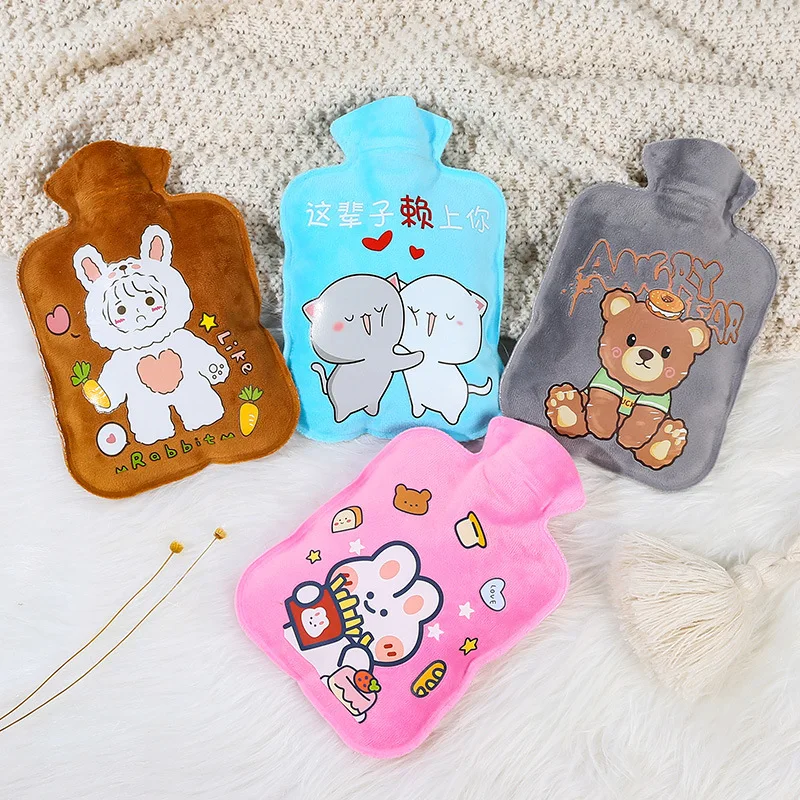 

430 мл мини ручная бутылка для теплой воды, бутылки для горячей воды, портативный ручной подогреватель Мультяшные карманные сумки для горячей воды