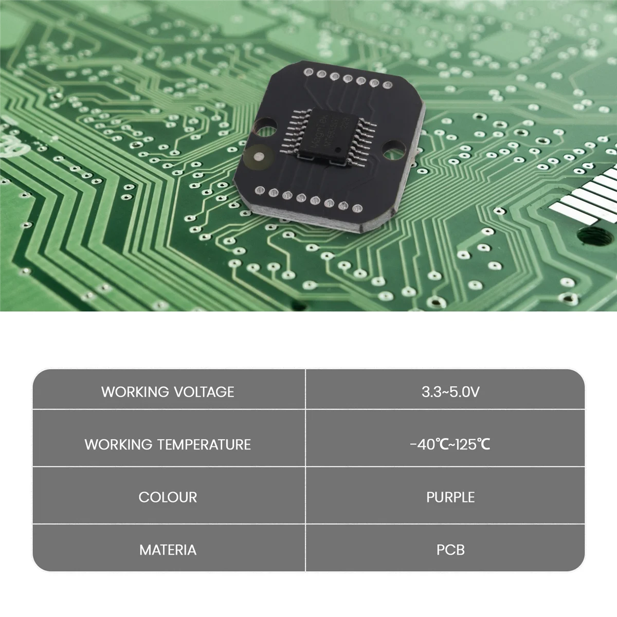 Модуль магнитного энкодера MT6835 бесщеточный двигатель PWM/SPI 21-битный энкодер может