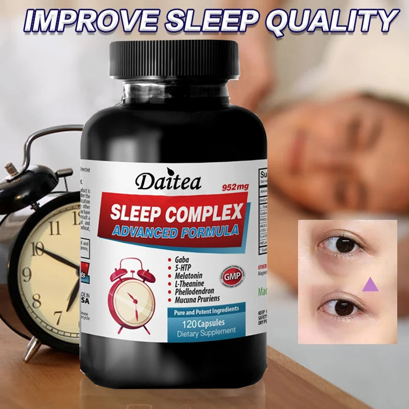

10/30 Vegetarian Capsules - Natural Sleep Aid - Helps Improve Sleep Quality, Circadian Rhythm Support