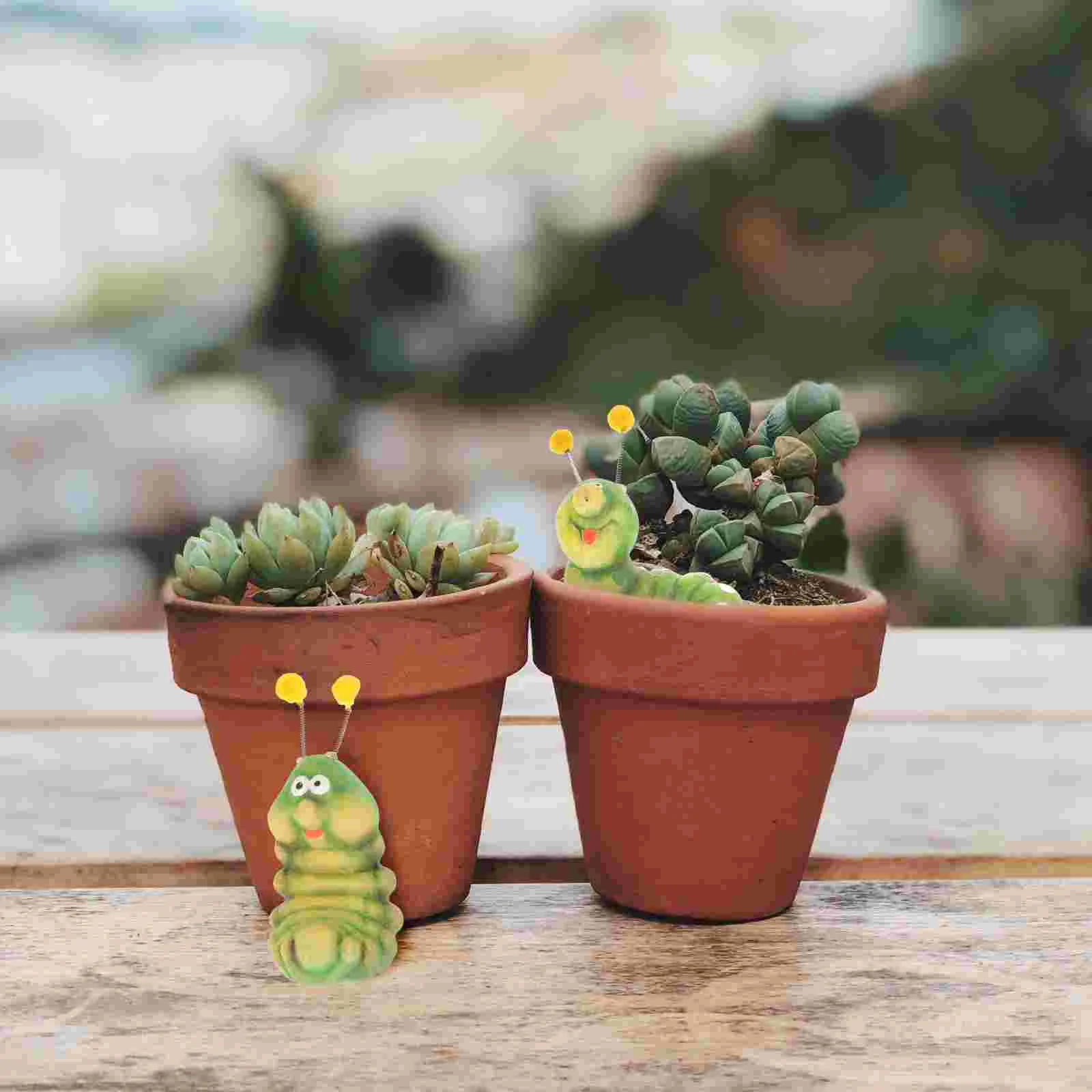 

Caterpillar Garden Miniature Decor Figures Landscape Fairy Micro Figurines Ornament Decoration Animal Bug Animals Statue
