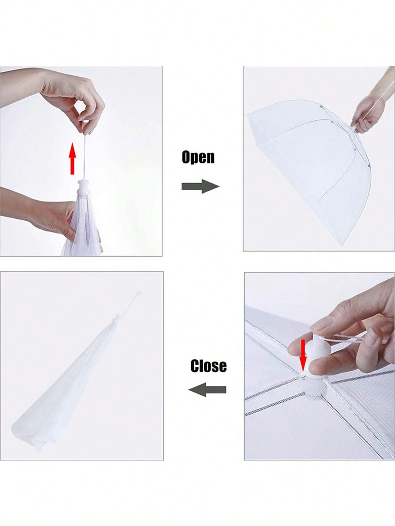 Сетчатые сетки для еды выдвижная сетка защиты фруктов 12 х12 17 х17 24 х40 дюймов