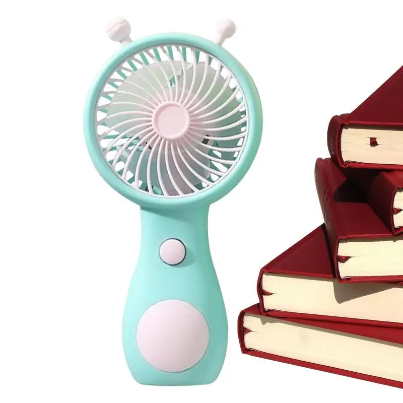 

Ручной мини-вентилятор, персональный ручной маленький настольный вентилятор, мультяшный вентилятор для макияжа с USB-зарядкой, мощный мини-вентилятор для
