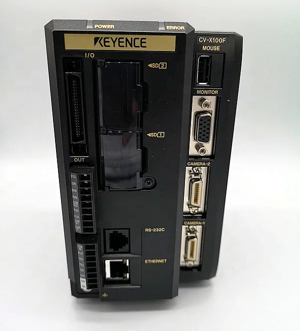 

KEYENCE CV-X100F Intuitive Vision System Image Sensor/Controller New original