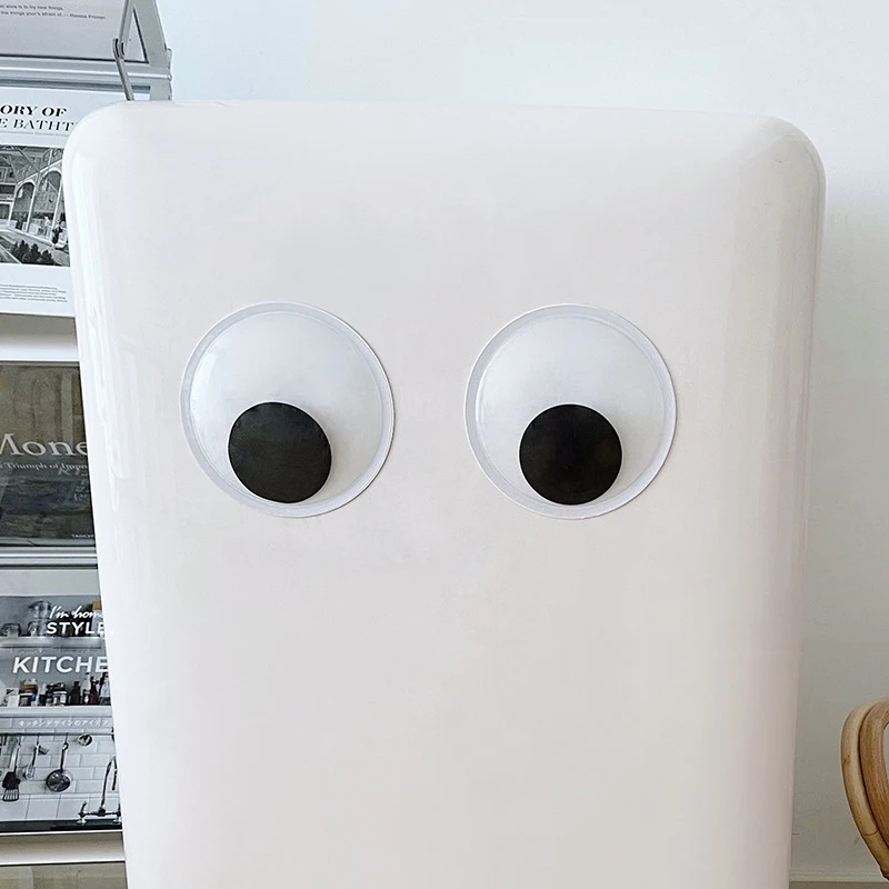 Fowecelt, домашний декор, наклейка с глазами на холодильник, наклейка на холодильник, Настенная Наклейка на дверь, кухонный Декор