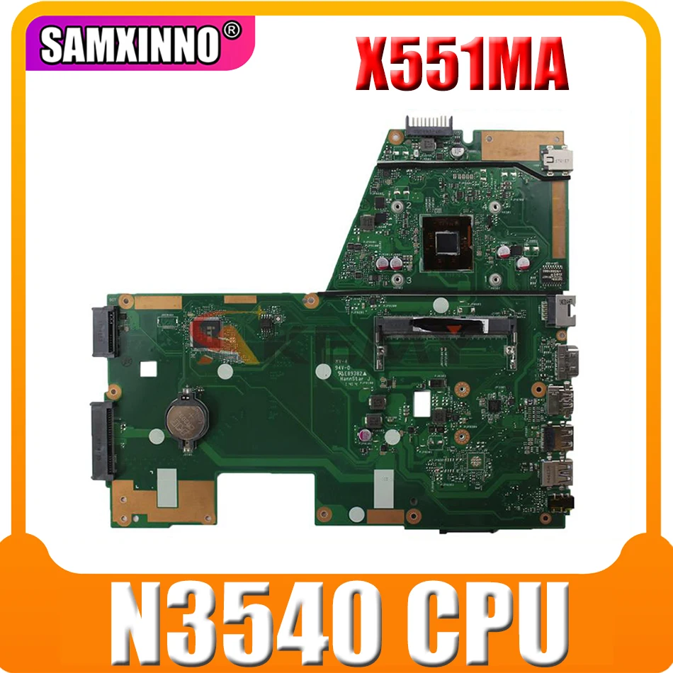 Материнская плата SAMXINNO X551MA для ноутбука с процессором N3540 DDR3 ASUS F551MA X551M D550M