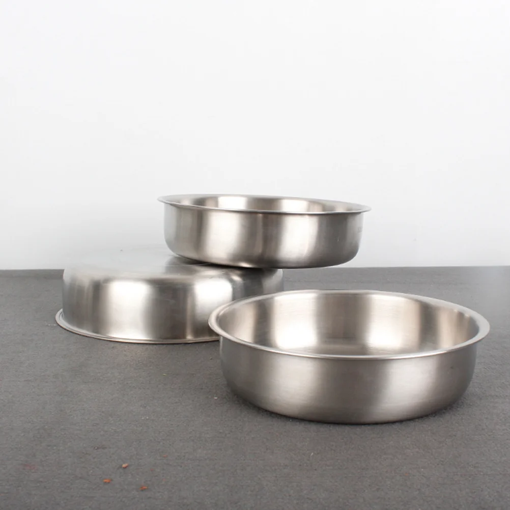 

Round Tray Fruit Plate Snack Stainless Steel Serving Restaurant Food 304 Cake Pasta