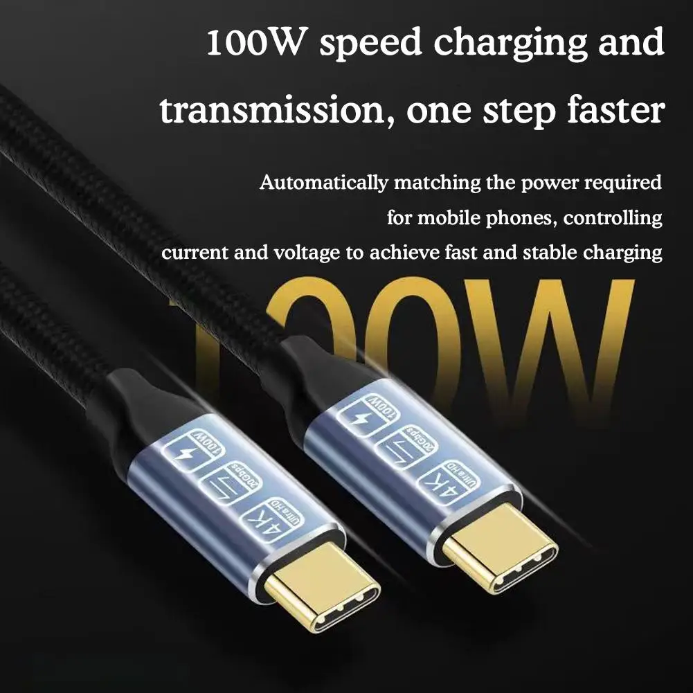 Кабель USB 100 4K @ 60 Гц Тип C на тип