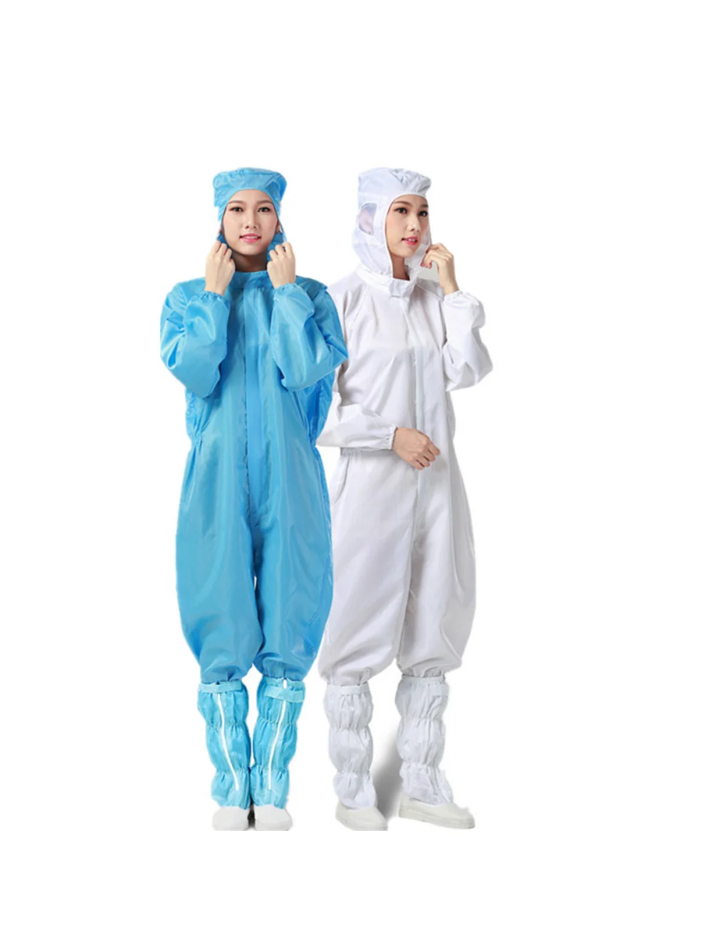 

4colors Protective Clothing Clean Clothes Anti-static Coat Work Wear White/Blue/Yellow/Pink