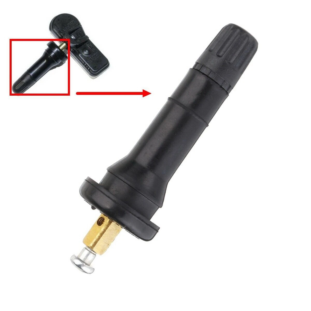 

4Pcs Type Tire Pressure Sensor Tpms Valve Stem Nozzle For Chevrolet Renault Ford