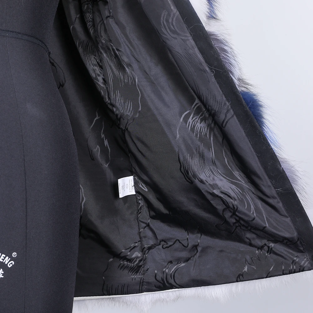 Женское пальто из натурального Лисьего меха maomaokong2020 новое меховое теплый жилет