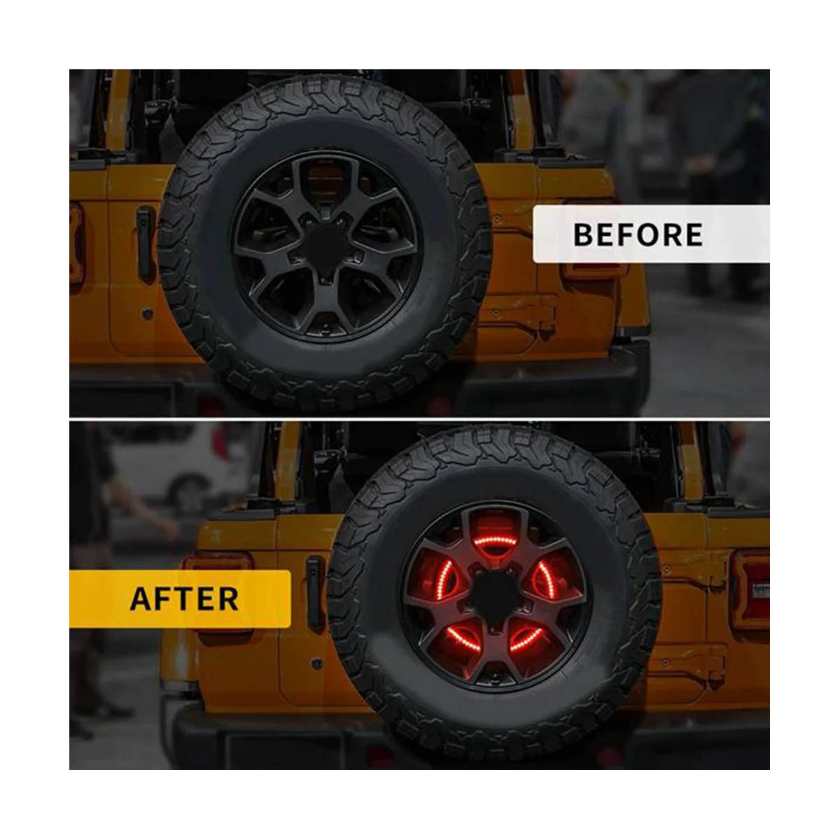 Задние стоп-сигналы запасные тормоза для шины фонарь заднего хода Jeep Wrangler JL/JLU 2018