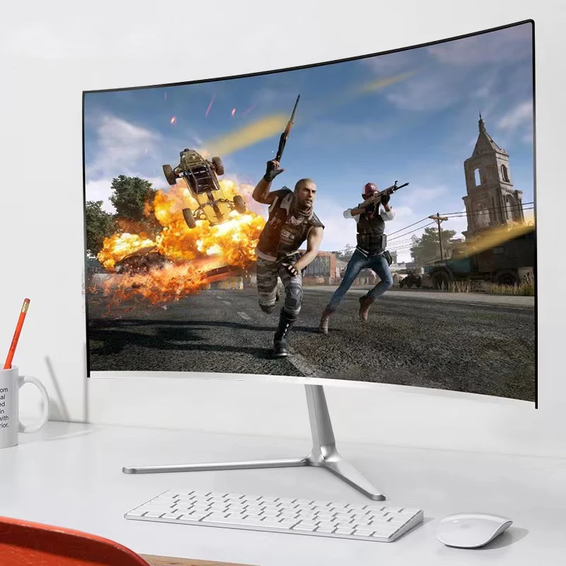 Фото Изогнутый игровой экран 2K VA 27-дюймовый дисплей 165 Гц HDMI разрешение 2560 × 1440 DP №3