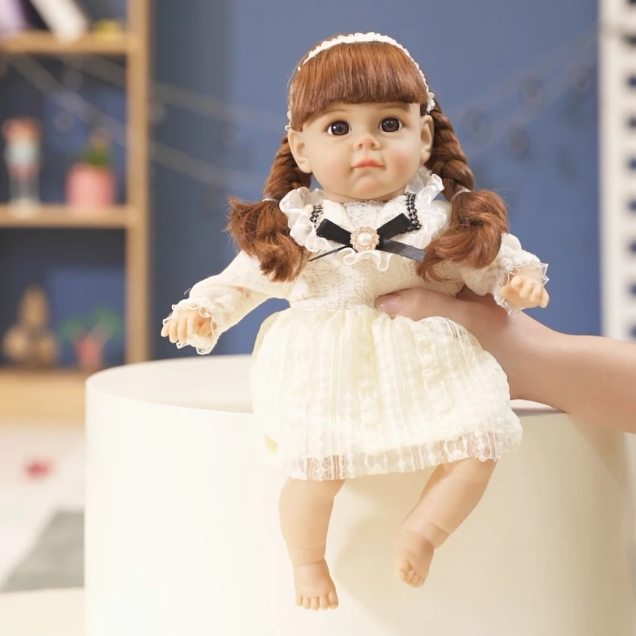 Smooth Soft Skin Vinyl Head Limbs Cotton Body Kids Gift