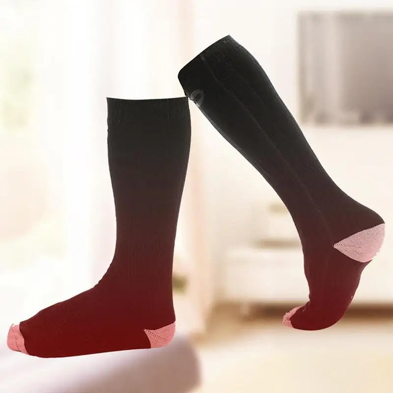 1Pairs Winter Heated Socks Men's Women's Thermal Heating Thermosocks Foot Warmer Electric Socks Warm Socks Trekking Ski Cycling