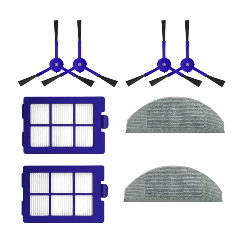 

8Pcs Replacement Part Accessories Compatible With Eufy X8 Hybrid Robtic Vacuum Cleaner