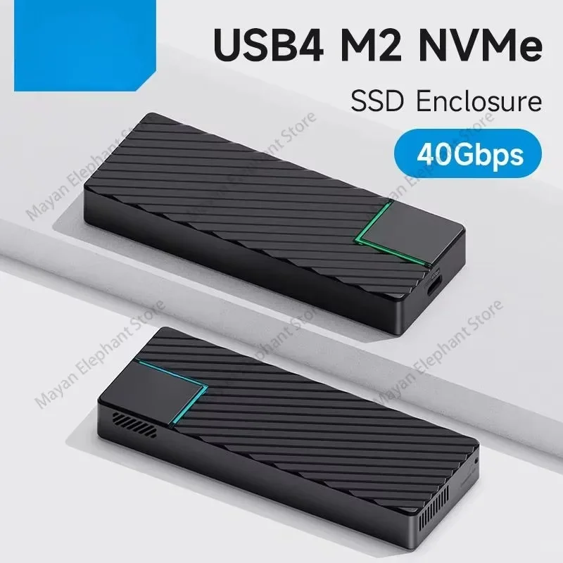 Новый корпус Hagibis USB 4.0 40 Гбит/с M.2 NVMe SSD совместимый с внешним жестким диском Thunderbolt