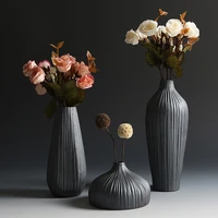 modern decor ceramic vase ornament living room home decoration indoor flower pot flower arrangement container garden decoration