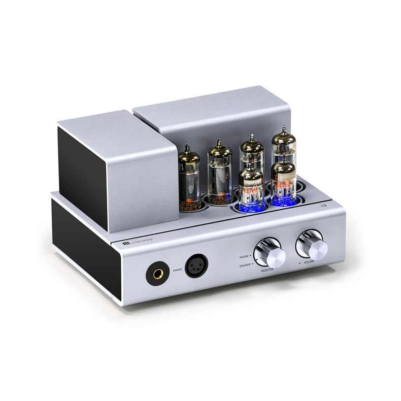 

Вакуумный трубчатый усилитель мощности MUZISHARE i3 12w * 2, усилитель для наушников BT HIFI, трубчатый усилитель класса A 6H2N-EB * 2 6P1*4