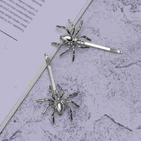 spider bobby hair clips kit silver
