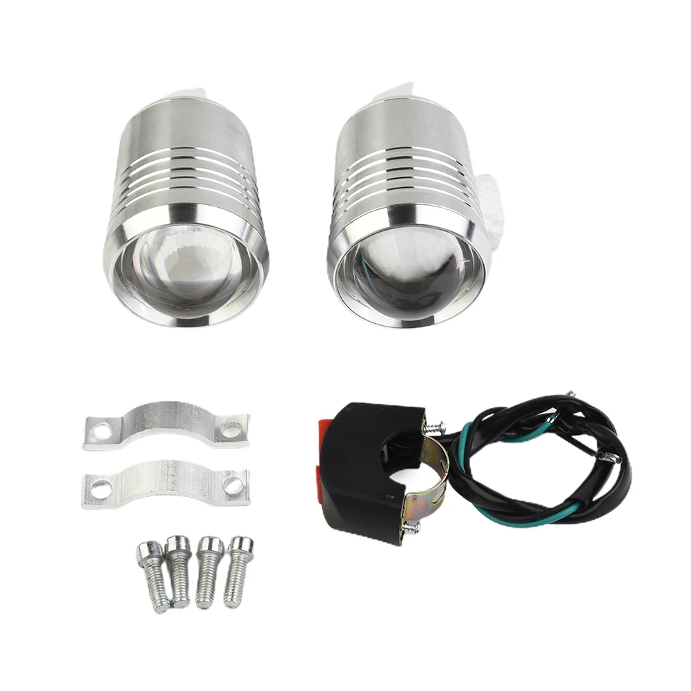 

Waterproof Motorcycle fog light With Switch 2pcs 3000LM 7000K Aluminum alloy Bicycles Car High/Low Beam Truck U2